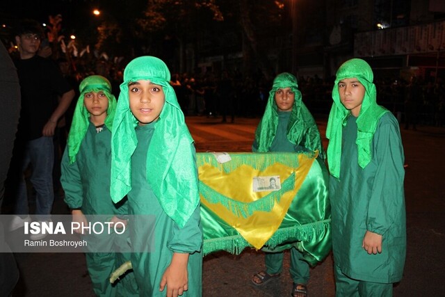 کوچه پس کوچههای دارالمؤمنین گرگان در شب عاشورا + عکس