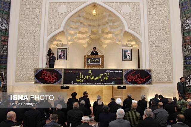نماز جمعه گرگان در ظهر عاشورا به روایت تصویر