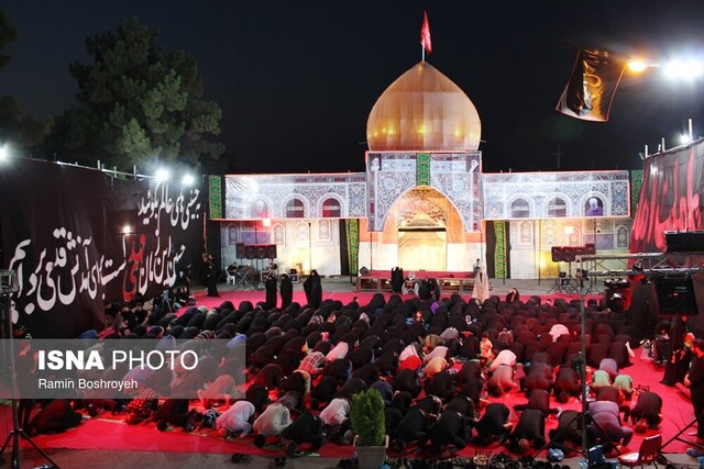 مواکب دلدادگان اربعین در گرگان از منظر دوربین ایسنا