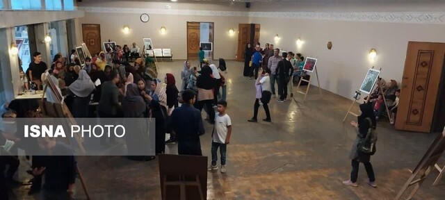 "سرگریه" نمایشگاهی برای بازتاب واقعه کربلا/ استقبال اهل سنت گلستان از نمایشگاه