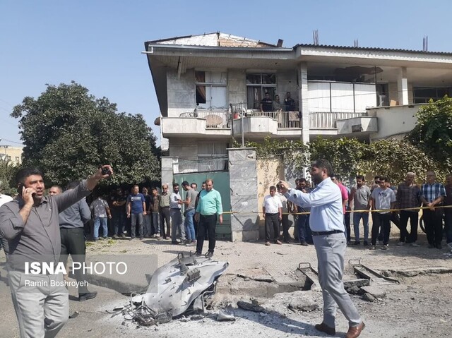 اصابت اشیا ناشناس به چند نقطه گرگان