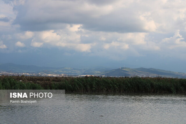آببندان محمدآباد گرگان در یک روز پاییزی