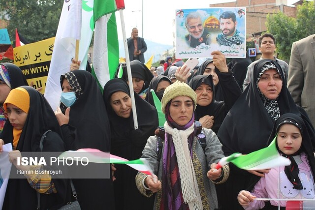 راهپیمایی مردم گرگان در محکومیت جنایات رژیم صهیونیستی