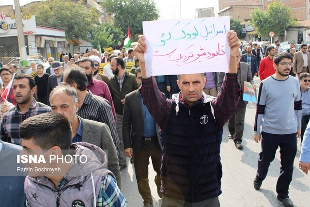 راهپیمایی مردم گرگان در محکومیت جنایات رژیم صهیونیستی