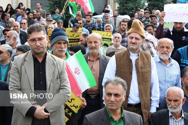 راهپیمایی مردم گرگان در محکومیت جنایات رژیم صهیونیستی