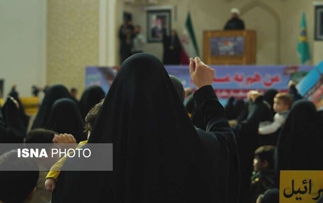 اجتماع مادران گرگان در حمایت از مردم فلسطین