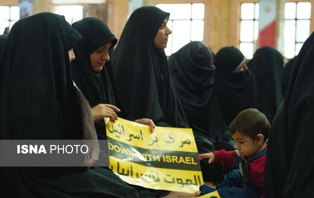 اجتماع مادران گرگان در حمایت از مردم فلسطین