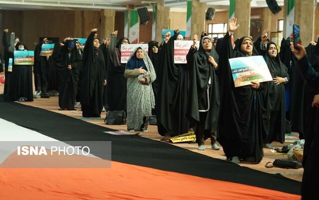 اجتماع مادران گرگان در حمایت از مردم فلسطین