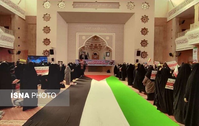 اجتماع مادران گرگان در حمایت از مردم فلسطین