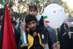 راهپیمایی مردم گرگان در حمایت از کودکان و زنان مظلوم غزه