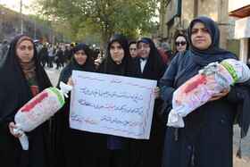 راهپیمایی مردم گرگان در حمایت از کودکان و زنان مظلوم غزه