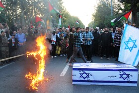 راهپیمایی مردم گرگان در حمایت از کودکان و زنان مظلوم غزه