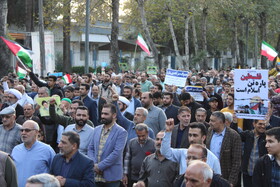 راهپیمایی مردم گرگان در حمایت از کودکان و زنان مظلوم غزه