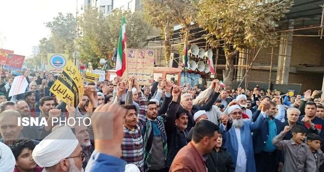 راهپیمایی گلستانیها در حمایت از کودکان و زنان مظلوم غزه