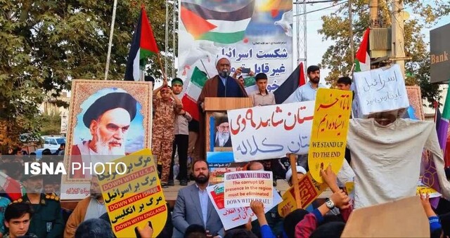 راهپیمایی گلستانیها در حمایت از کودکان و زنان مظلوم غزه