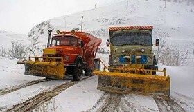 برف روبی نزدیک به ۷۰ کیلومتر از محورهای مواصلاتی آذربایجان‌غربی