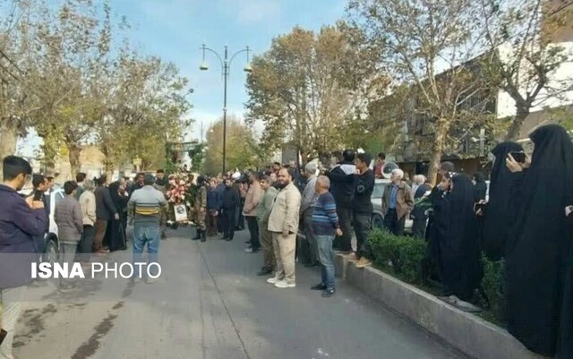 وداع مردم گالیکش با نخستین شهید مدافع حرم گلستان