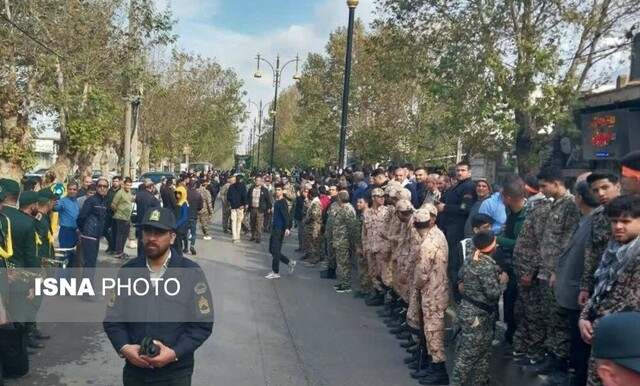 وداع مردم گالیکش با نخستین شهید مدافع حرم گلستان