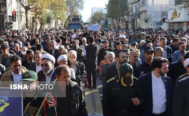 پیکر نخستین شهید مدافع حرم گلستان در گنبدکاووس آرام گرفت