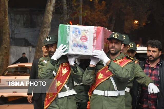 تشییع پیکر دهمین شهید مدافع امنیت گلستان