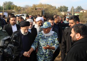 حضور سید ابراهیم رئیسی، رئیس جمهور در جزیره آشوراده در سفر استانی به استان گلستان