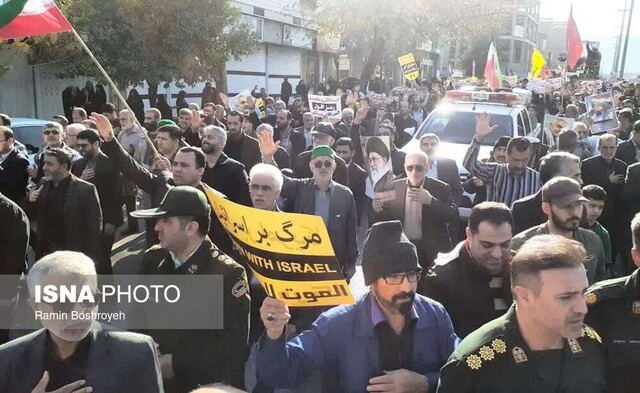 اعلام انزجار مردم گرگان از عاملان حادثه تروریستی کرمان + عکس