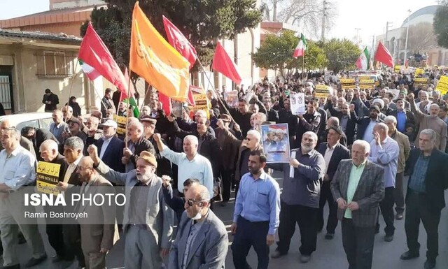 اعلام انزجار مردم گرگان از عاملان حادثه تروریستی کرمان + عکس