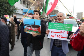 راهپیمایی در حمایت غزه گرگان