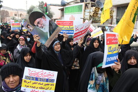 راهپیمایی در حمایت غزه گرگان