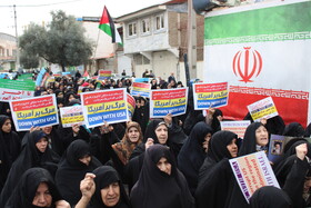 راهپیمایی در حمایت غزه گرگان