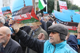 راهپیمایی در حمایت غزه گرگان