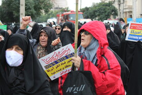 راهپیمایی در حمایت غزه گرگان