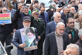 راهپیمایی در حمایت غزه گرگان