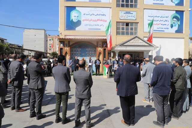 جامعه فرهنگیان گلستان جنایات رژیم صهیونیستی را محکوم کردند