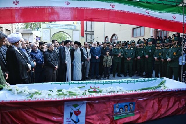 پیکر ام الشهدا گرگان در آغوش خاک آرام گرفت