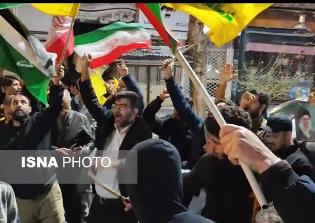 جشن مردمی شهرستان گنبدکاووس در حمایت از تنبیه رژیم غاصب