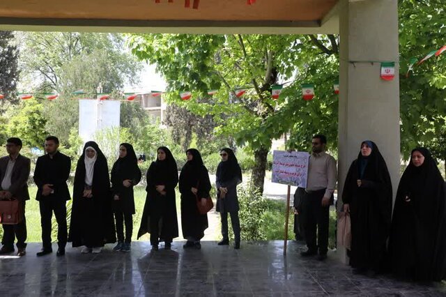 تجمع دانشگاهیان استان گلستان در حمایت از دانشجویان حامی فلسطین در جهان