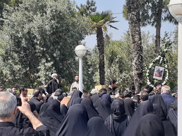 تشییع پیکر جانباز و مدافع حرم سوریه و عراق امروز در گرگان