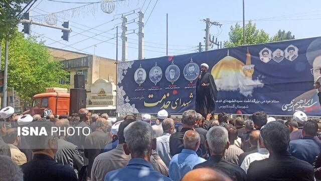 اجتماع مردم شیعه و سنی گنبدکاووس در سوگ سیدالشهدای خدمت