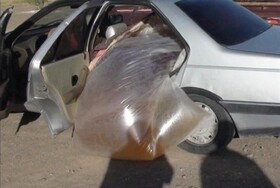 توقیف خودروی شوتی حامل سوخت قاچاق در رامیان