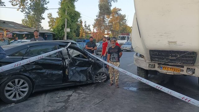 تصادف زنجیره‌ای ۸ خودرو در جاده گرگان به کردکوی جان یک نفر را گرفت