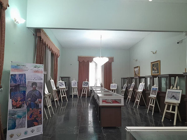 افتتاح نمایشگاه نقاشی هنرمندان جمهوری داغستان در کاخموزه گرگان