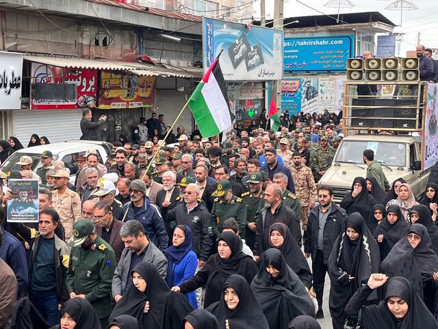 پیکر سردار شهید حمید مازندرانی در آغوش وطن آرام گرفت