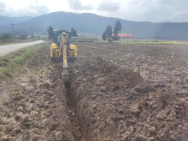 پایان عملیات اجرایی خط انتقال آب در روستای دریا شهرستان رامیان