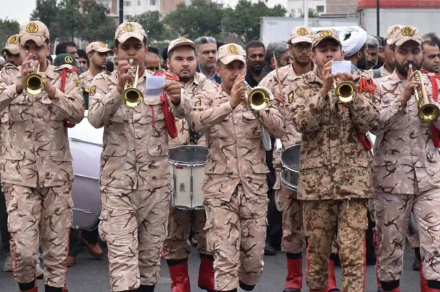 سنگ تمام گلستانیها در استقبال از تازه داماد شهید