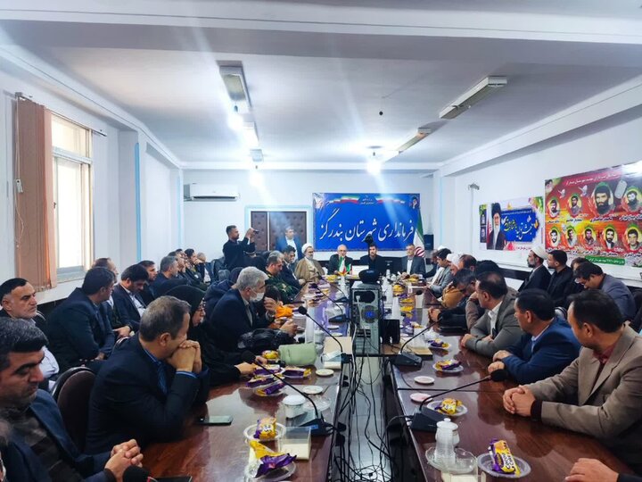 مراسم تکریم و معارفه فرماندار شهرستان بندرگز برگزار شد