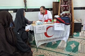 ارائه خدمات رایگان هلال احمر به ۹۰۰ روستایی