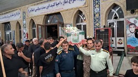 مراسم باشکوه تشییع سه شهید امنیت در گلستان برگزار شد