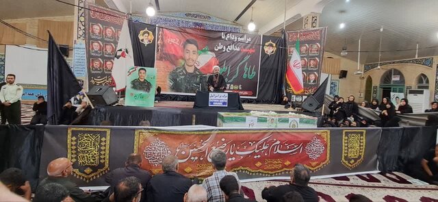 مراسم باشکوه تشییع سه شهید امنیت در گلستان برگزار شد