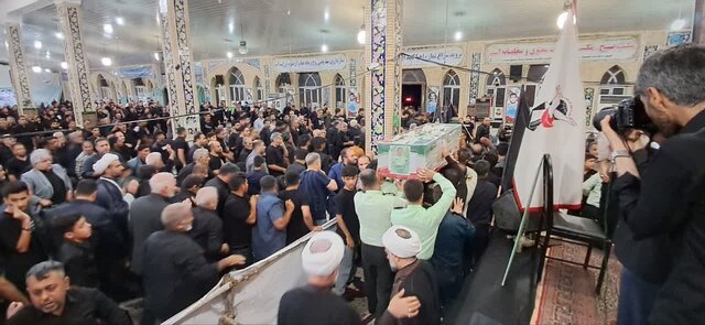 مراسم باشکوه تشییع سه شهید امنیت در گلستان برگزار شد